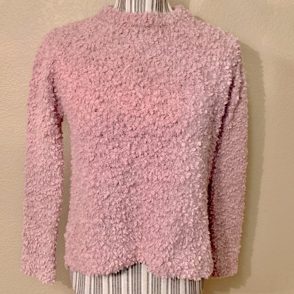 NWT Hippie Rose Sweater XS Mystic Mauve Pink CrewNeck Cozy Teddy Sweater Top - Picture 1 of 15